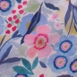 Preview: Viskose Mila F/S Kollektion Blumen blau flieder rosa dunkelblau hellgrün