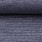 Preview: Wintersweat Sweat angeraut Glamour jeansblau silber Farbnr. 744