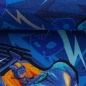 Preview: Disney Sweat - angerauter Sommersweat - PJ Masks - Catboy - Blitze - blau