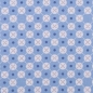 Preview: Baumwolle Webware Popeline Jasmin Kreise Punkte Kreuze hellblau blau weiß