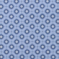 Preview: Baumwolle Webware Popeline Jasmin Kreise Quadrat hellblau rauchblau weiß Reststück 0.70 m