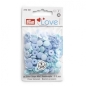 Preview: Prym Love NF Color Snaps Mini Mischpackung hellblau 9mm 393501