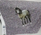 Preview: Sommersweat French Terry - Panel Pferd grau Windsong Pony von FHTN