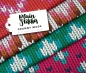 Preview: Bio Sommersweat angeraut HHL Granny Made Plain Stitches Knit Knit rosa/weiß/cappucino/braun Reststück 0.50 m