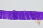 Preview: Fransenborte violett 5 cm