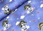 Preview: Jersey Panda am Strand Pirat Wolken auf jeansblau weiß rot schwarz blau