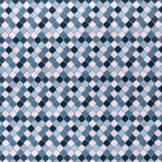 Jersey Moroccan Tiles by lycklig design marokkanische Fliesen petrol blau