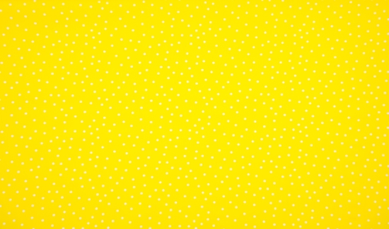 Baumwolle Webware weiße Punkte auf gelb