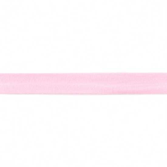 Baumwolljersey Schrägband rosa