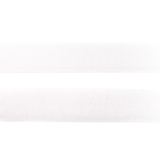 Klettband 25 mm breit weiß