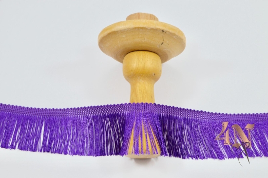 Fransenborte violett 5 cm