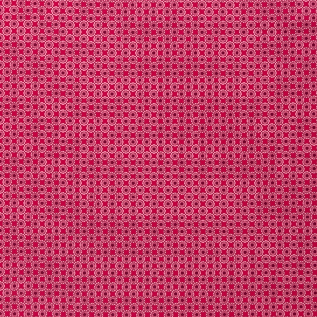 Baumwolle Webware Popeline Kim Blüten - pink rot Farbnr. 934
