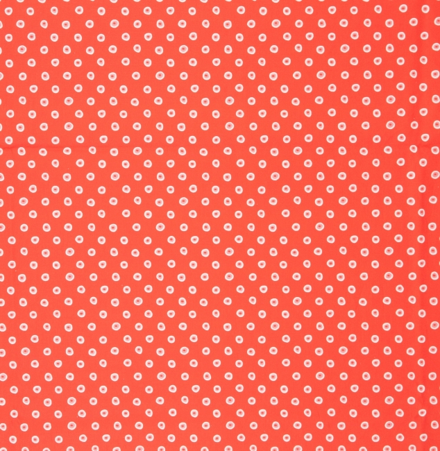 Baumwolle Steinbeck Punkte - rot - weiß