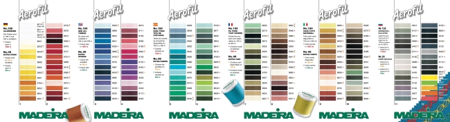 Madeira Garn Allesnäher Aerofil 120 400m grün minzgrün Nummer 8310
