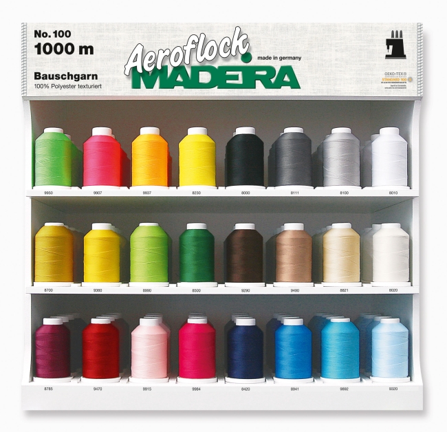 Madeira Aeroflock no 100 Farb Nr 8000 1000m  schwarz