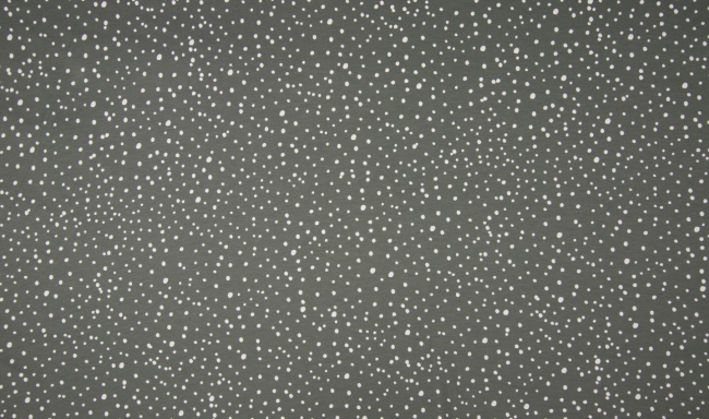 Baumwoll - Jersey Punkte - Dots - grau - grey