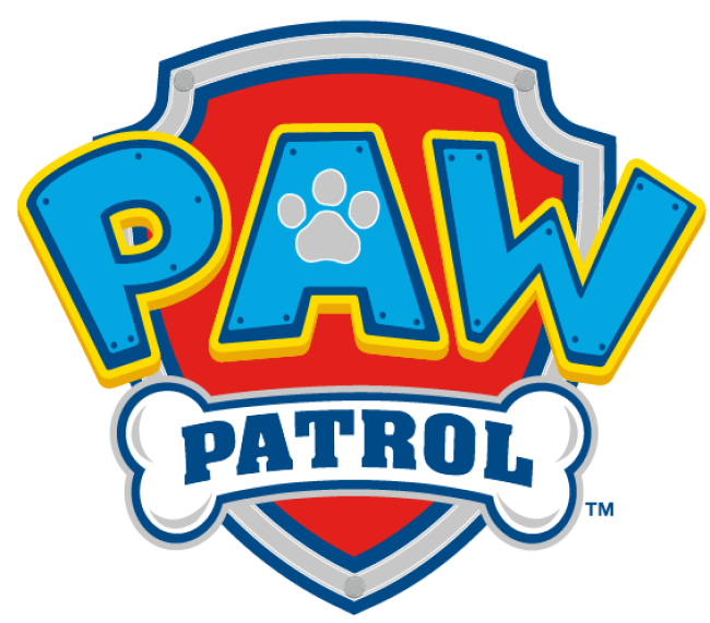 Baumwolle Paw Patrol Chase - Marschall - Rubble in Wappen