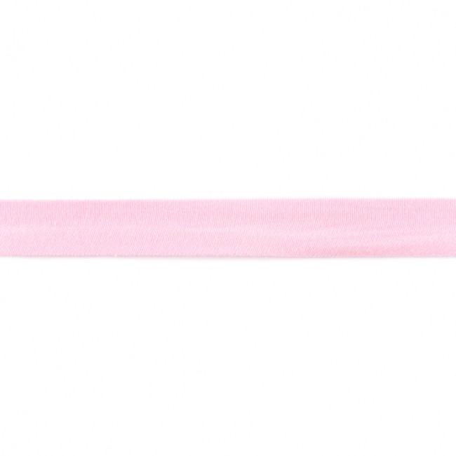 Baumwolljersey Schrägband rosa