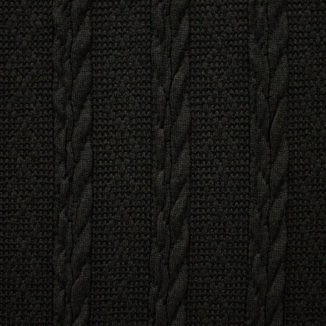 Wollstrick Cable schwarz