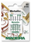 Madeira Metallic Nadeln Stärke 90  14  5 er Pack 9451