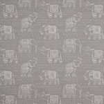 Canvas Dekostoff Home Dekor Premier Prints Twill Elefanten hellgrau