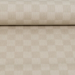 beschichtete Baumwolle Pepples Quadrate beige