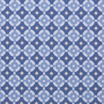 Baumwolle Webware Popeline Jasmin Kreise Punkte rauchblau hellblau weiß