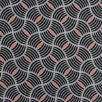 Canvas Rinteln grafisches Muster rund auf grau Farbr. 183