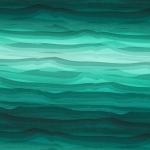 Sweat Sommersweat angeraut Wavy Stripes by Lyckig Design grün mint Farbnr. 261
