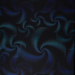 Softshell Twirl Lines by Lycklig Design verquirlte Linien mint blau Farbnr. 255