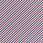 Baumwolle Webware Kiel dunkelblaue rote diagonale Streifen