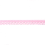 Elastische Spitze mit Blume rosa 14 mm 30100