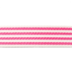 Weiches Gurtband Streifen pink 40 mm