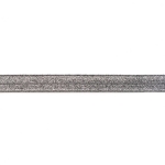 Elastisches Schrägband dunkelgrau mit Glitzer 15mm