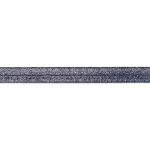 Elastisches Schrägband dunkelblau mit Glitzer 20mm