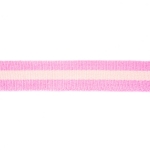 Weiches Gurtband Streifen breit rosa beige 40 mm