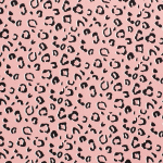 Viskose Gepard Muster auf pink