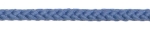 Baumwollkordel geflochten 10 mm jeansblau