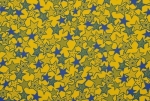 Jersey Vicente blaue Sterne auf senf gelb