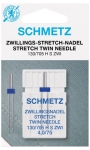 Schmetz Zwillingsnadel 4/75 Stretch Twin needle 130/705