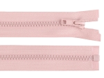 Reißverschluss für Jacken teilbar 5 mm Länge 50 cm rosa 136