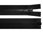 Reißverschluss für Jacken teilbar Autolock Krampen 5 mm Länge 30 cm schwarz 322