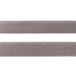 Klettband 25 mm breit grau