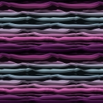 Jersey Wavy Stripes by lycklig Design lila rosa schwarz - 299646