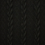 Wollstrick Cable schwarz